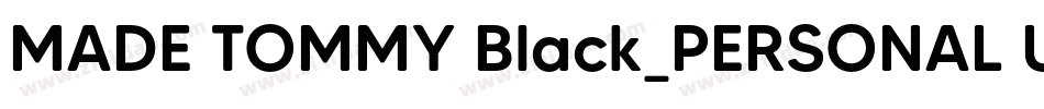 MADE TOMMY Black_PERSONAL USE字体转换